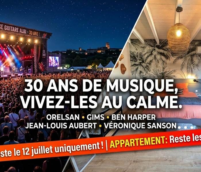 Pause Guitare 2026 Albi - 16 bis gite-hôtel