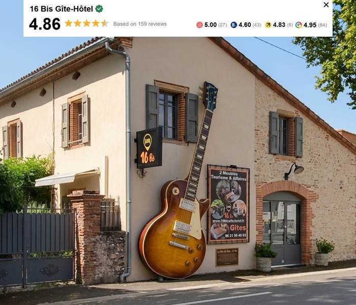 Pause Guitare 2026 Albi - 16 bis gite-hôtel