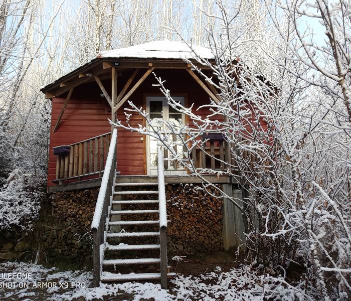 les bois de saint Auvent  le chalet