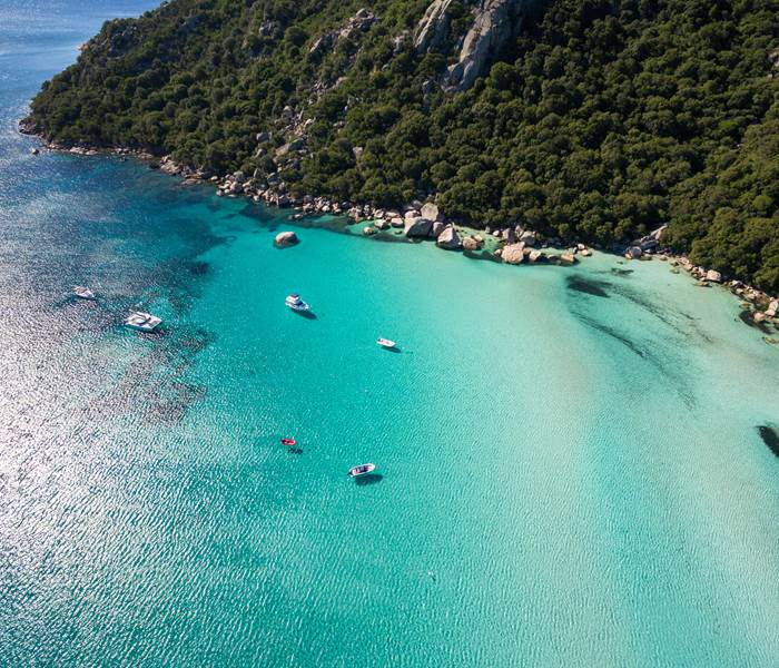 La plage de Santa Giulia