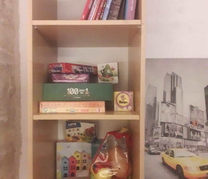 Livres et Jeux pour enfants - Gîte Loft Newyorkais