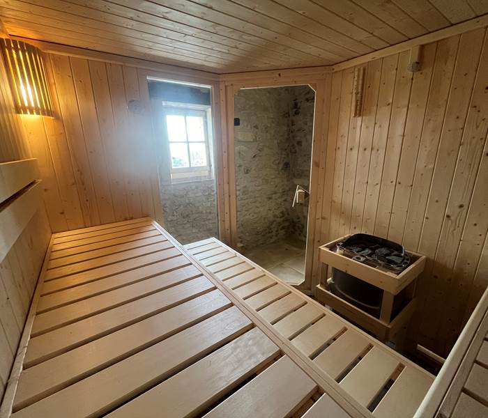 vue du sauna