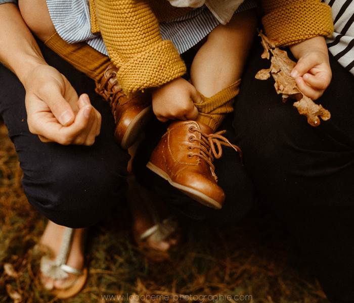 Un moment en famille dans la forêt des Vosges