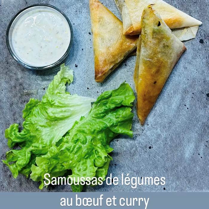 En apéro : des samoussas maison