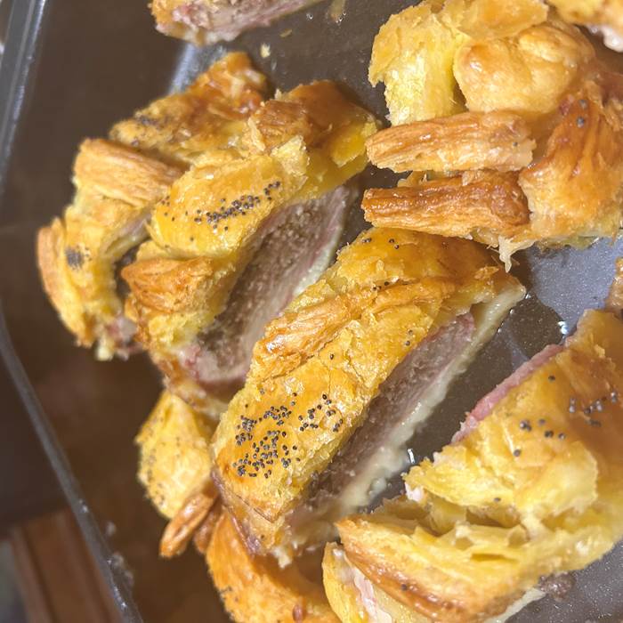 En plat d'hiver : un roulé de dinde en croûte "maison"