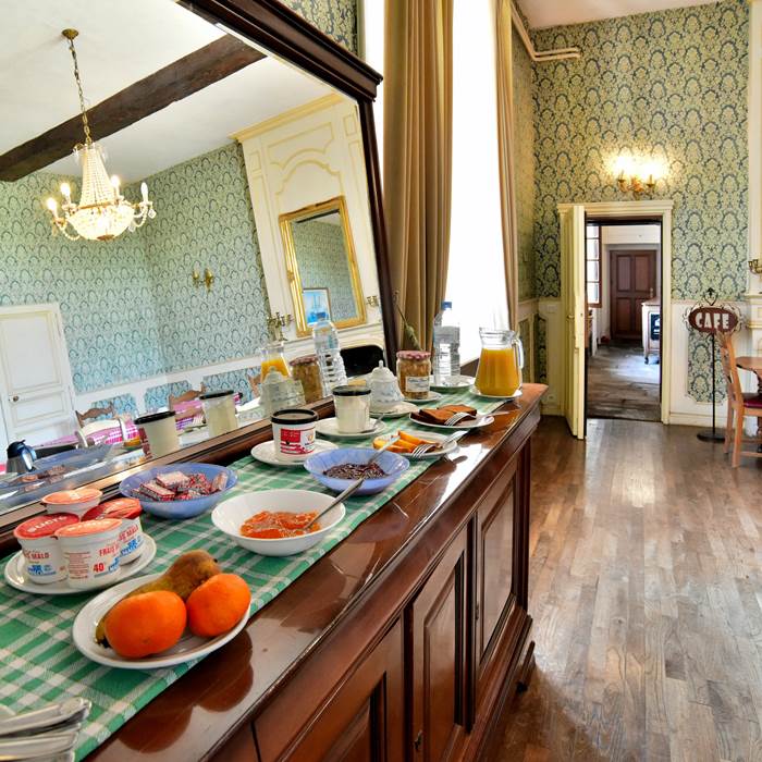 Salon vert  Petit déjeuners buffet