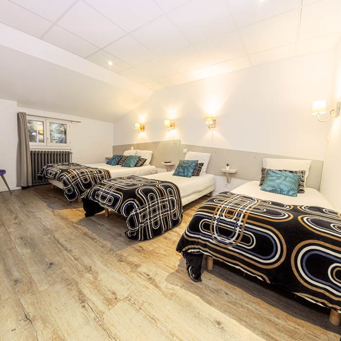 Hôtel Alphée - Barèges Tourmalet - Chambre Quadruple - Vue Montagne