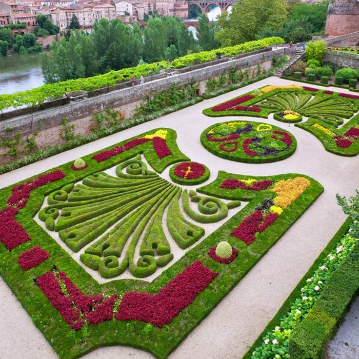jardins du palais de la Berbie Albi Tarn