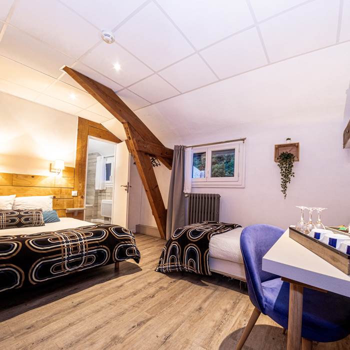 Hôtel Alphée - Barèges Tourmalet - Chambre Triple - Vue Montagne