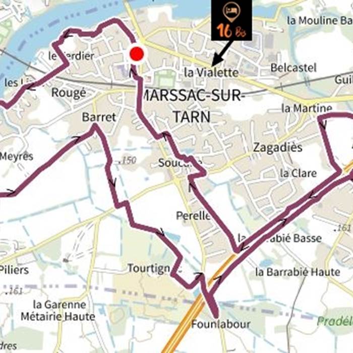 Chemin de Dominique - randonnée depuis le 16 Bis gîte hôtel