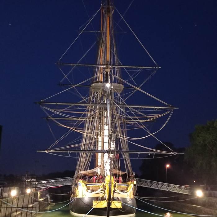 L'Hermione by night - Rochefort