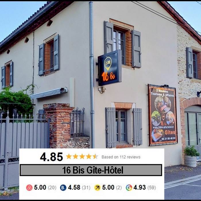16 Bis gîte Hôtel Marssac sur Tarn