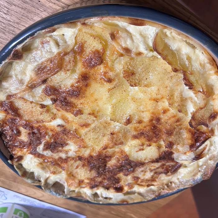 En accompagnement : un bon gratin dauphinois
