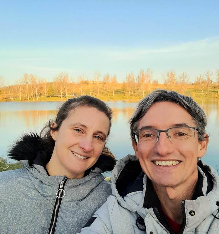 Kathalyn et Vincent les gérants