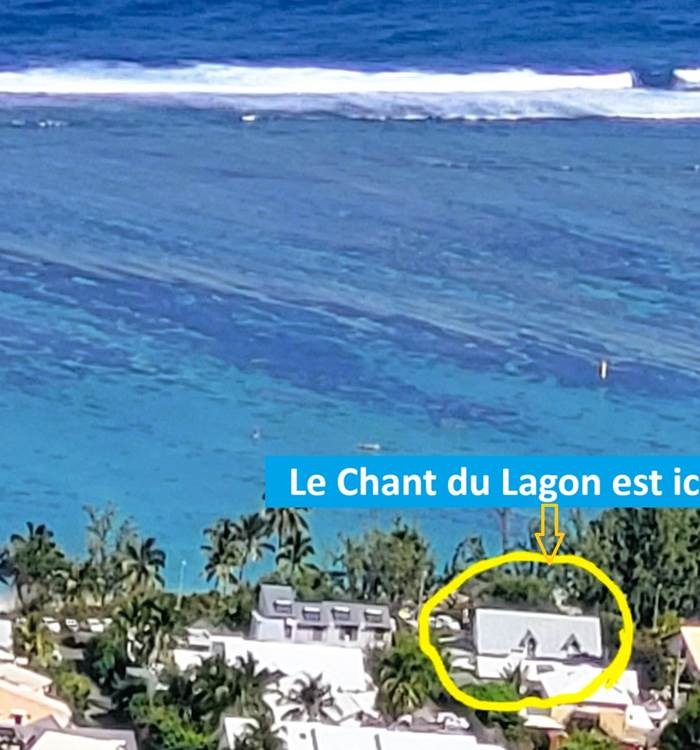 plan le chant du lagon vue du ciel