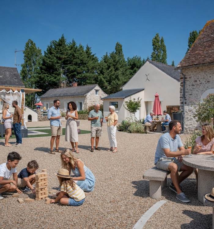 Moment de détente en plein air