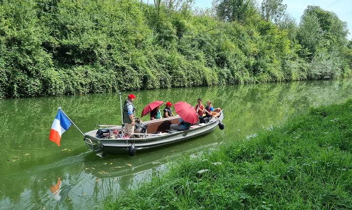 balade en bateau sur la Somme