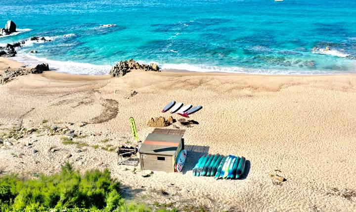 Abbartello kayak Corse paddle paillote