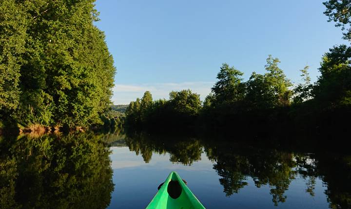 tranquilité sur la Vézère #canoëfamily