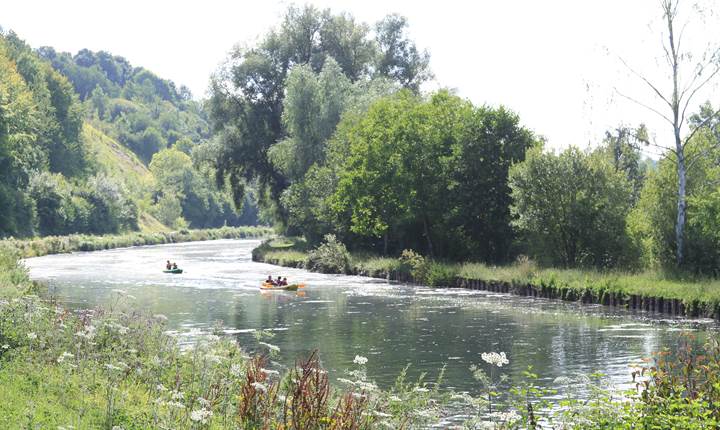 la veloroute entre Frise et Cappy