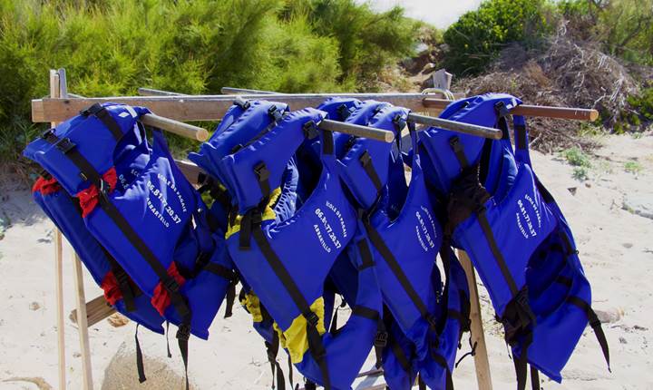 abbartello kayak Corse gilets