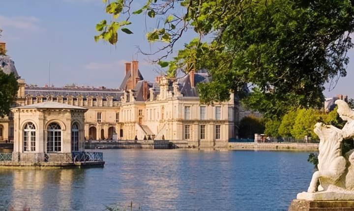 Vue sur jardin royal