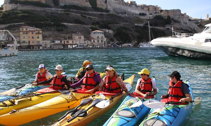 Abbartello kayak Corse Bonifacio