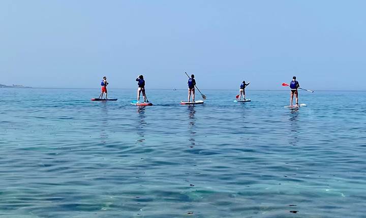 Reveil musculaire paddle Abbartello kayak Corse