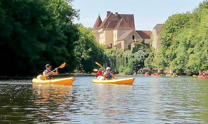 Détente en kayak sur la Vézère