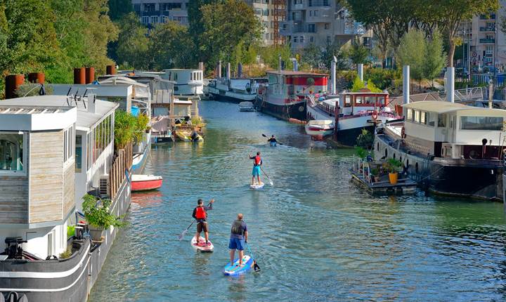 Petit bras de Seine à l'Île Saint-Germain