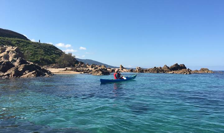 Abbartello canoe de mer kayak Corse