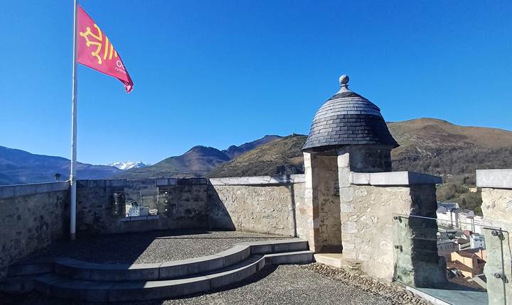 L'échauguette sud du château de Lourdes