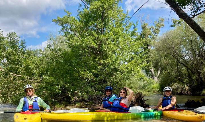 Abbartello Kayak technique Taravo 15 mai 2025 sous ripisylve
