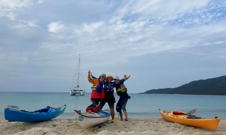 Abbartello kayak Corse Cupabia