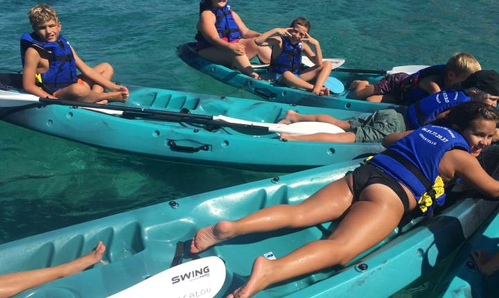 Abbartello canoe de mer kayak paddle Corse coopération