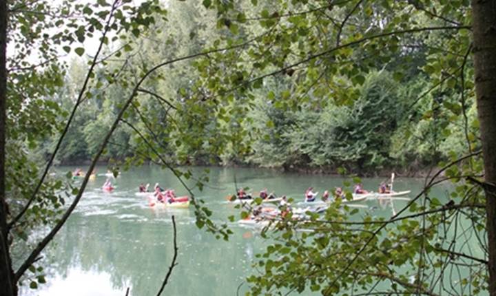 parcours en canoe de Frise à Cappy