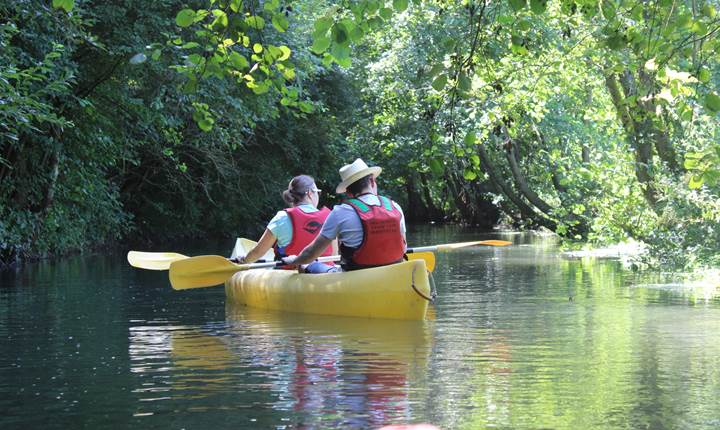 canoe kayak en val de Somme