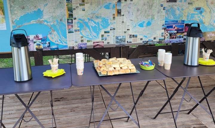 Pause cafe´ et de´gustation en pleine nature - Expe´rience Camarguaise
