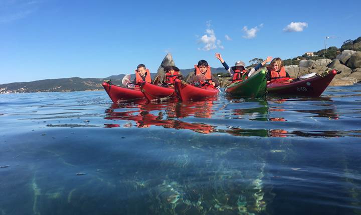école de pagaie Abbartello kayak Corse