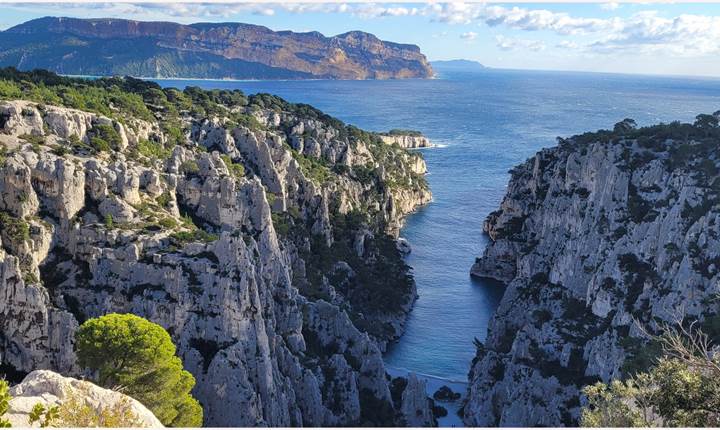 Calanque d'En Vau depuis le col de l'Oule