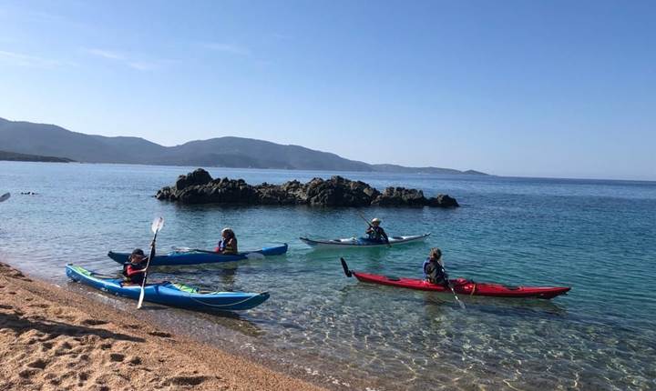 Tour de la Calanca Abbartello kayak Corse
