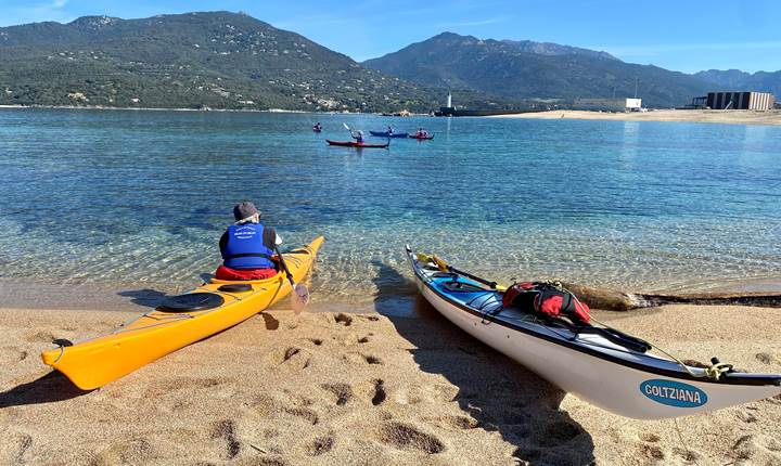 Abbartello kayak Corse plage du Lido