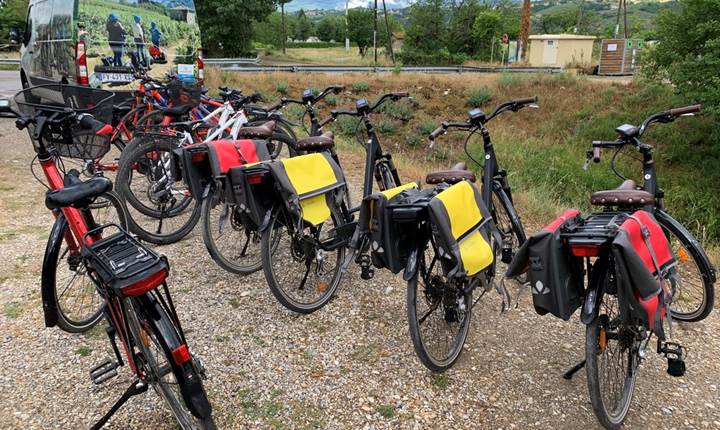VTC et E-BIKE avec sacoches - Via Rhona Condrieu