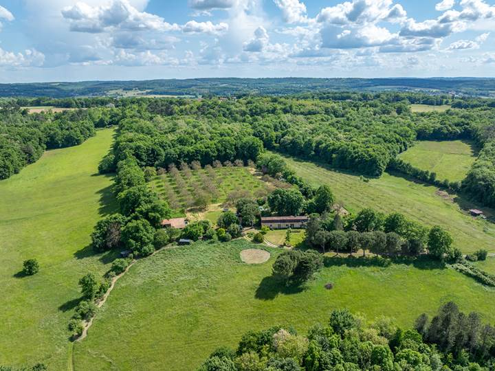 Vue aérienne Domaine INYAQAB crédit photo logadrone