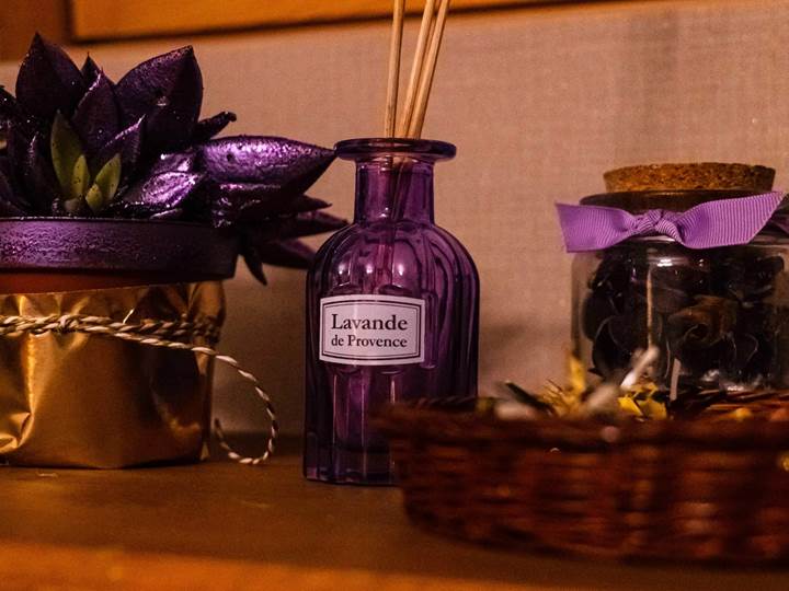 Dortoir  chambre violet