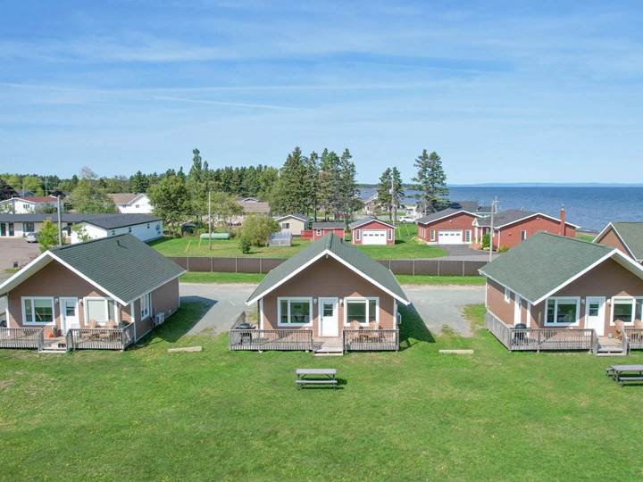 Extérieur du chalet acadien