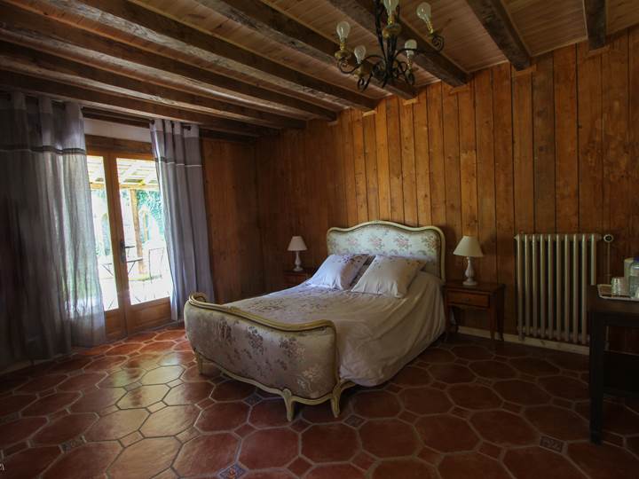 Chambre rez de chaussée terrasse privative