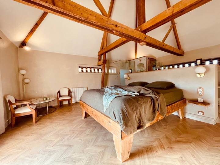 Chambre sous la charpente