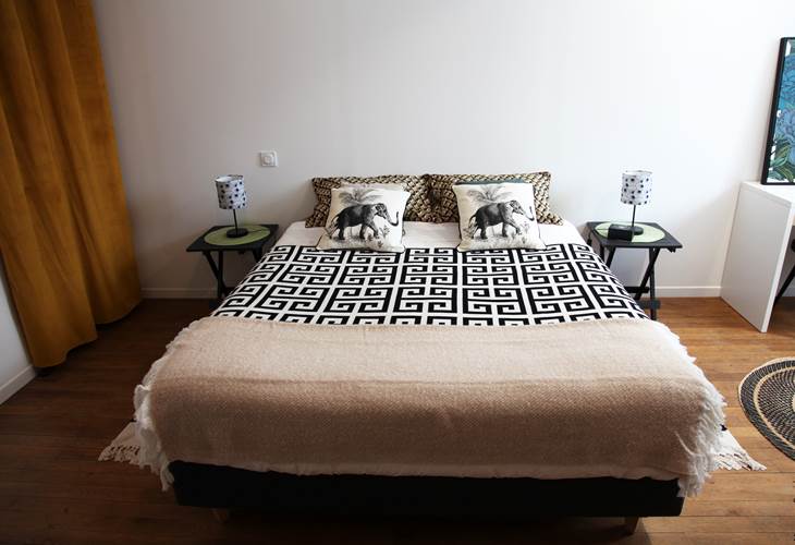 Chambre "Côté Savane"-La maison d'Eole