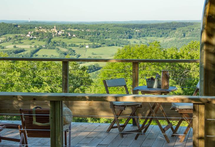 Habitat insolite, vue sur les etoiles et Turenne